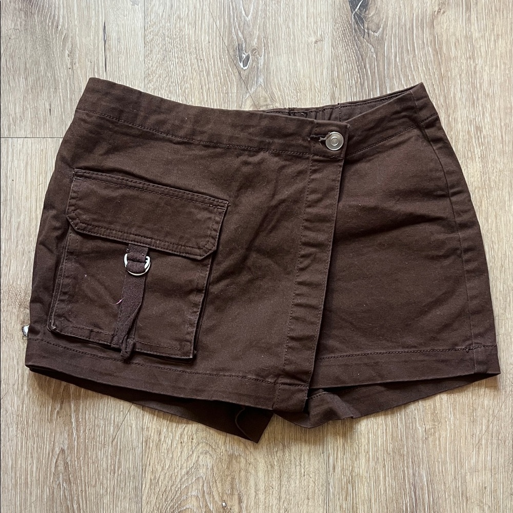 Brown Women's Mini Skort